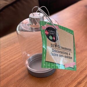 Clear DIY Ornament